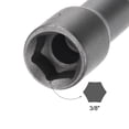thumbnail image 3 of Unique Bargains 1/4' Quick-Change Hex Shank 3/8' Nut Driver Bit, No-magnetic 2.56' Length, SAE, 3 of 5