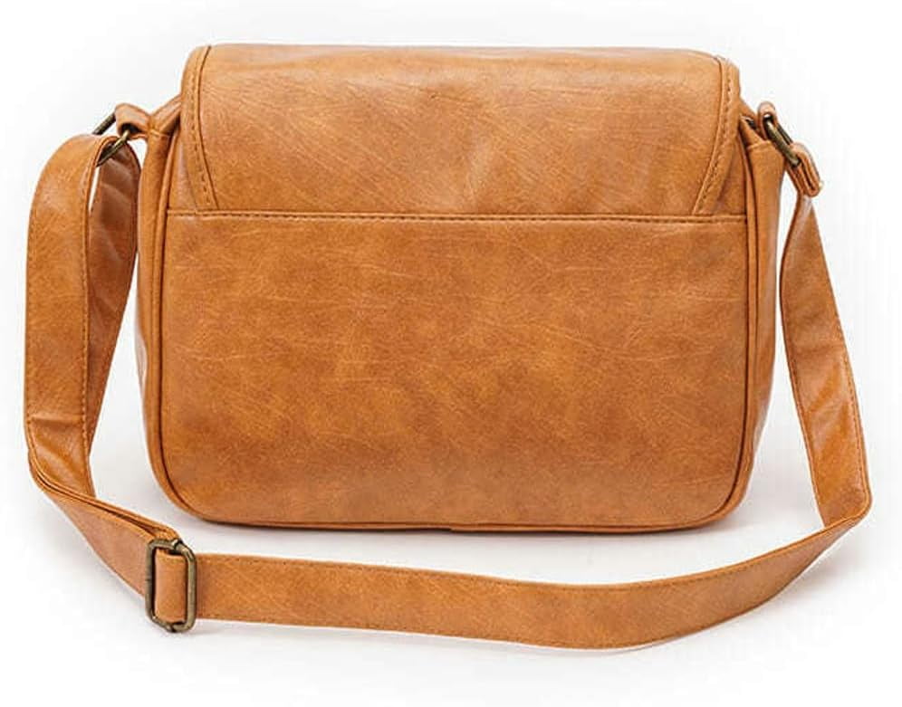 HLSOHJP Crossbody Messenger Bag for Men Women Vintage Shoulder Bags Tote Purse Satchel Handbags with Adjustable Strap