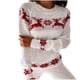 thumbnail image 1 of Suéter suelto de manga larga cómodo con estampado navideño con cuello redondo a la moda para mujer Fridja  hjk718, 1 of 6