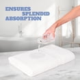 thumbnail image 6 of White Classic Wealuxe White Bath Towels Set of 4 - 27 x 54 Inch, 100% Ring Spun Cotton 650GSM, Extra Absorbent, Soft Towels for Bathroom, Shower, Hotel, Gym, Spa, 6 of 7