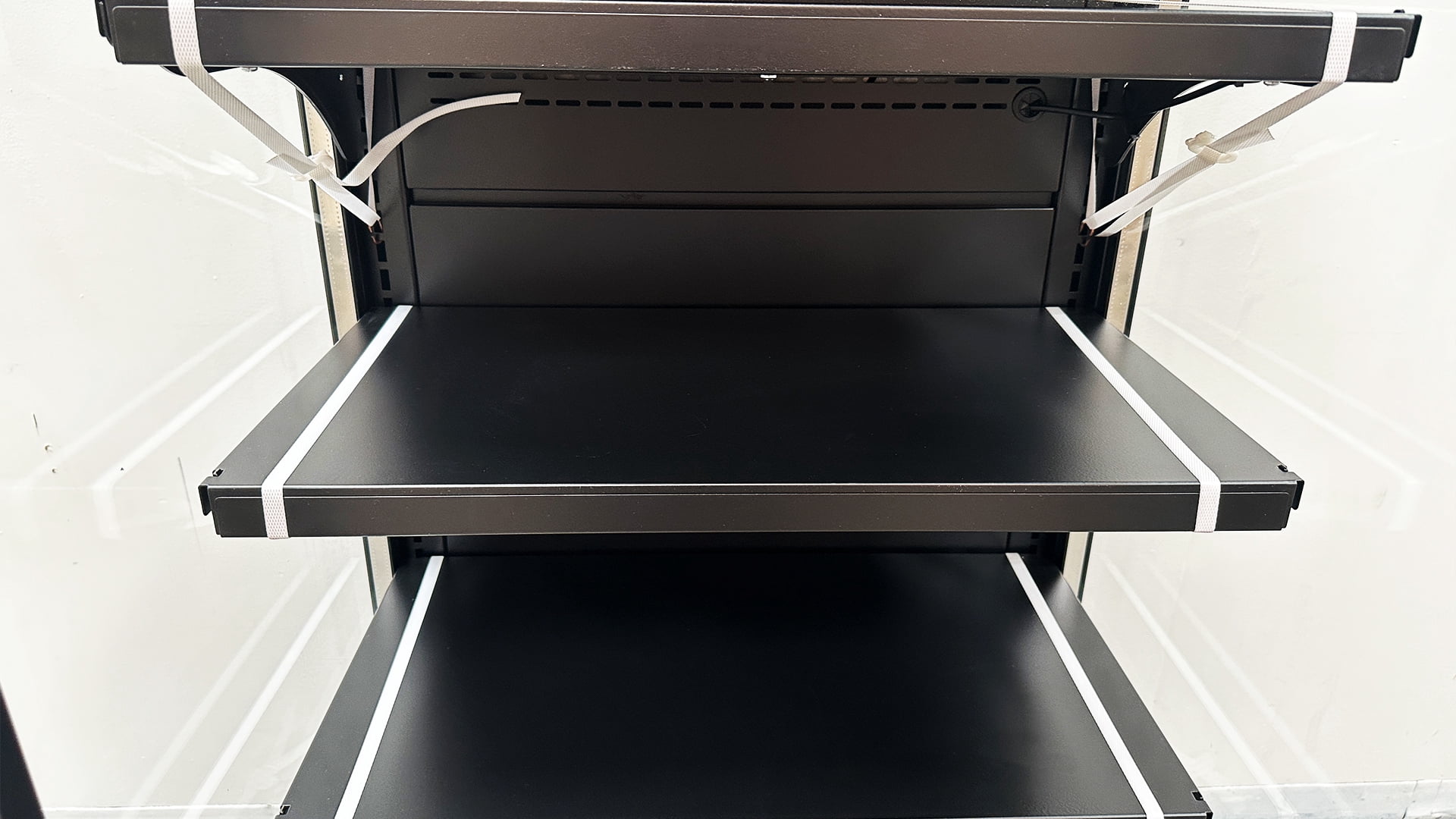 27 in. Commercial Cooler, 4 Tier Vertical Open Air Cooler Display Merchandiser NSF ETL