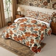 thumbnail image 3 of Manfei Botanical Flower Bed Spread Queen 3pcs,Spring Garden Queen Coverlet Set,1 Quilt and 2 Pillowcases, 3 of 7