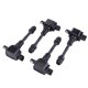 thumbnail image 1 of 4Pcs Ignition Coils Pack Replacement for Nissan Sentra 4CIL 1.8 2002-2006 Replaces 224336N015 UF351, 1 of 16