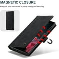 thumbnail image 7 of KONEE Phone Case Compatible with Samsung Galaxy S22 Ultra 5G,Leather Case PU Leather Flip Phone Case with [Card Slot] [Stand Function], Foldable Phone Case for Samsung Galaxy S22 Ultra 5G Case,Black, 7 of 7