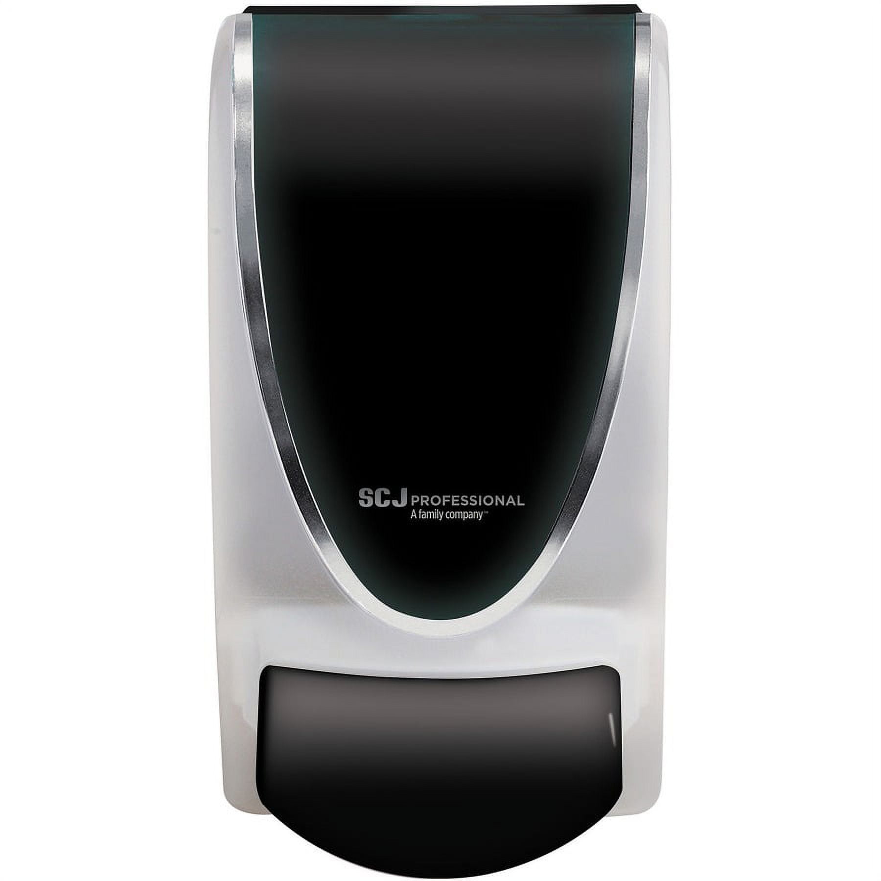 SC Johnson Manual Soap Dispenser - Manual - 1.06 quart Capacity - Durable, Antimicrobial, Anti-bacterial - Black - 1Each | Bundle of 2 Each