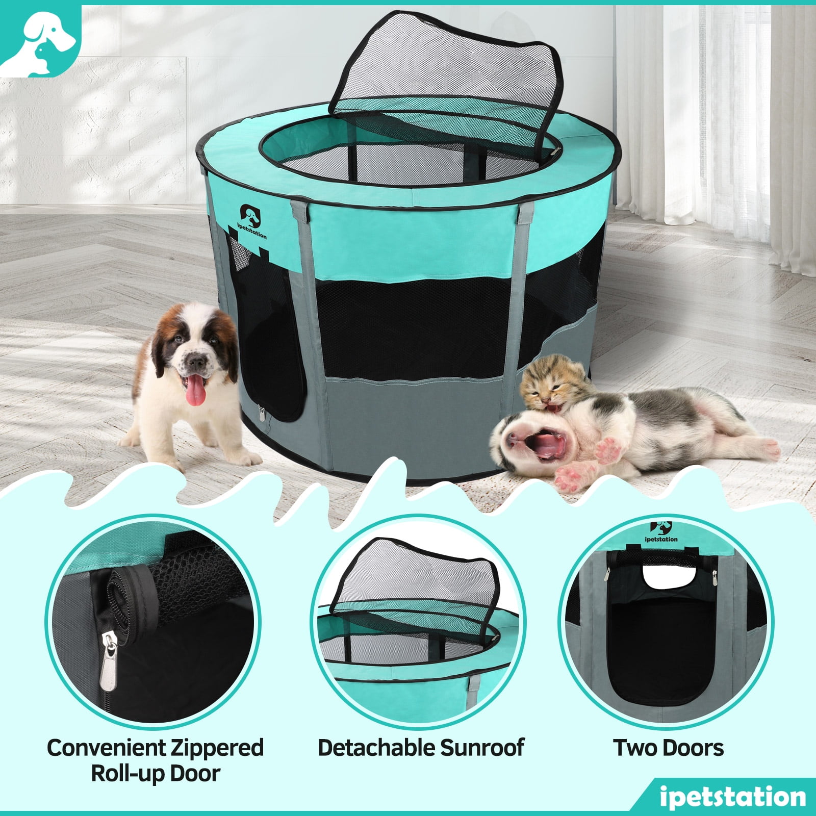 Portable travel pet playpen online