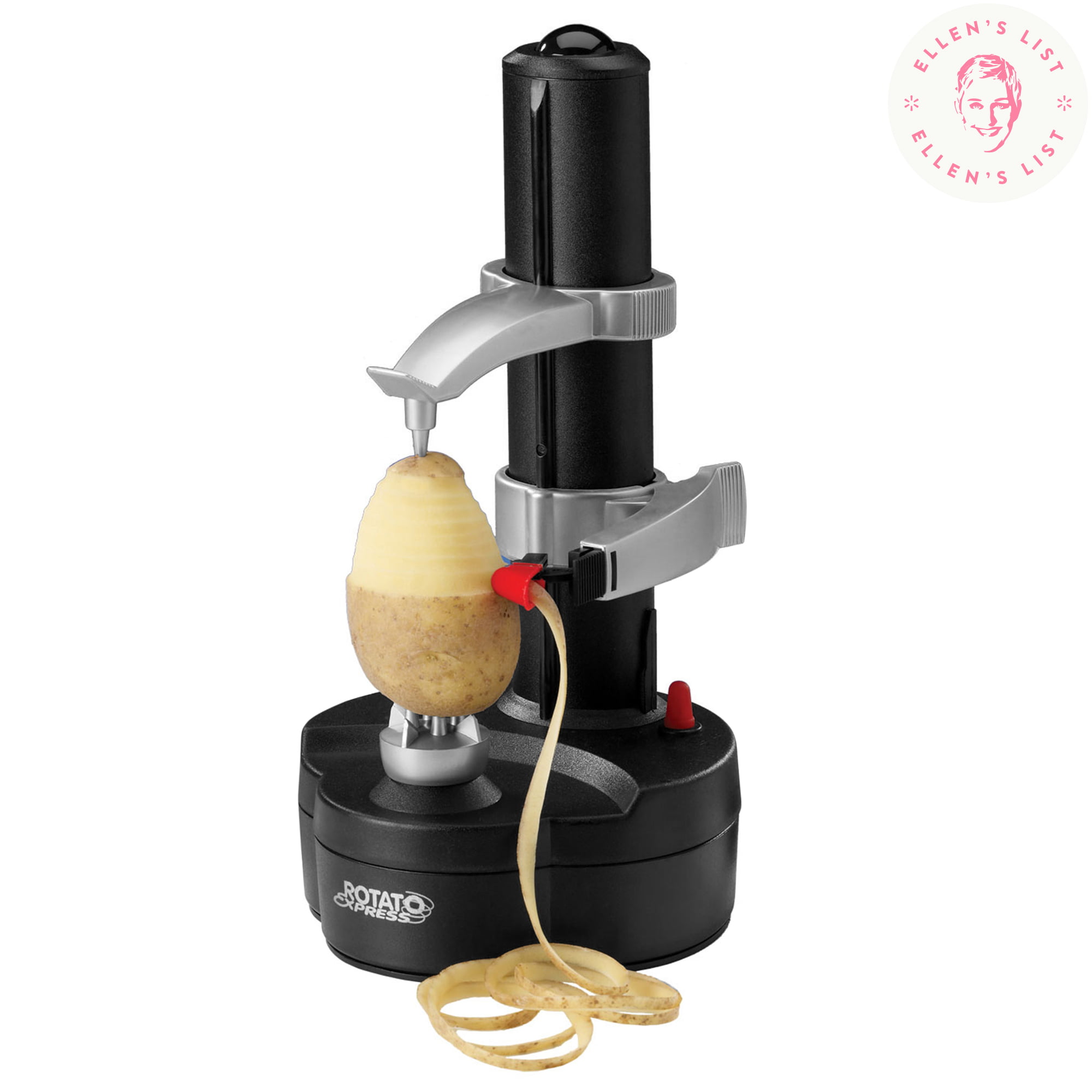 Great Choice Products GCP-HM-96264 Potato Peelers,Vegetable Peeler,Electric  Potato Peeler Multifunctional Automatic Household Rotating Fruit Peeler  Kitchen Tool…