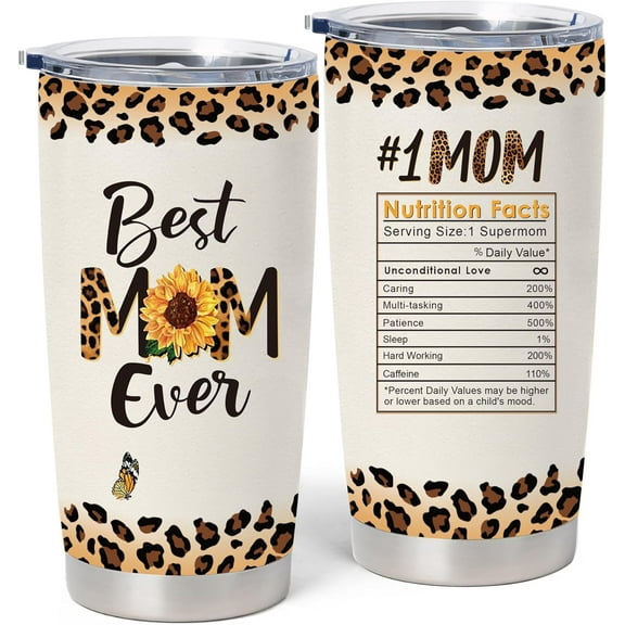 Mothers Day Gifts for Mom from Daughter, Son - Best Mom Ever Gifts - Birthday Gifts for Mom, Mom Birthday Gifts,Christmas Gifts for Mom,New Mom Gifts - 20 Oz Tumbler