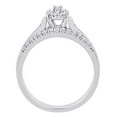thumbnail image 3 of 14K White Gold, Diamond Bridal Engagement Set with Dual Band (1/3 cttw), 3 of 5
