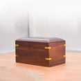 thumbnail image 5 of MUSEYA Dog Funeral Box Wood Pet Urn Dark Brown 1Set, 5 of 7