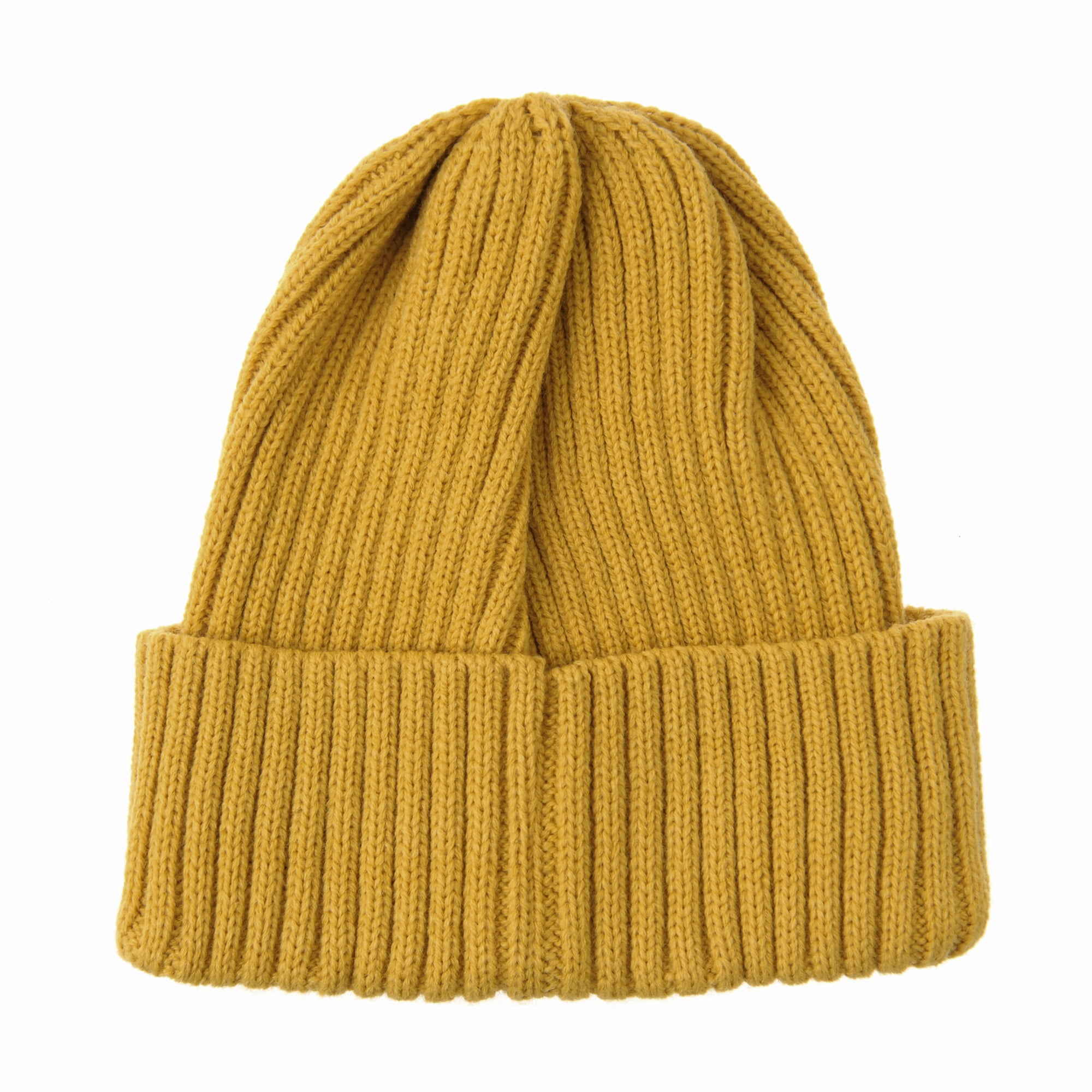 lululemon athletica Yellow (One Size) and Green (S/M) Knit Ribbed Beanie Set New Close-Fit Wool-Blend Ribbed Knit Beanie | Men main image 3
