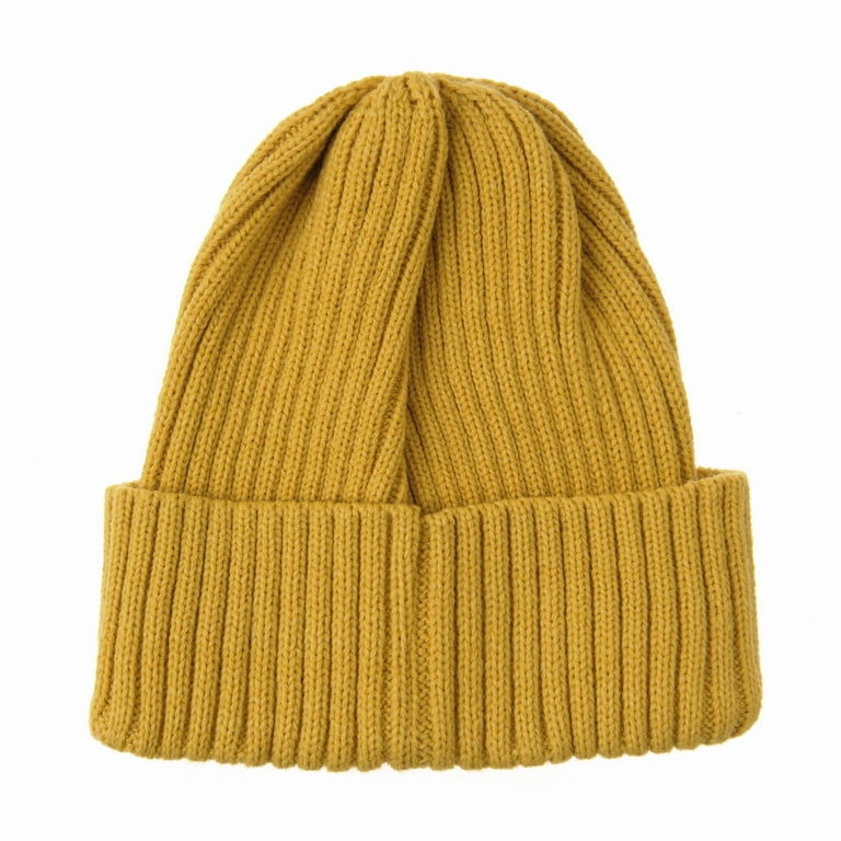 Yellow beanie store forever 21
