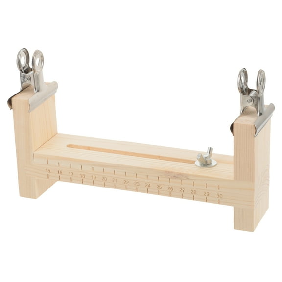 TEHAUX 1 Set of Lanyards Bracelet Maker Safety Lanyards Tool Kit Wooden Case Weaving Tool