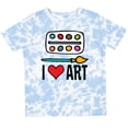 thumbnail image 3 of Inktastic Painting I Love Art Boys or Girls Toddler T-Shirt, 3 of 5