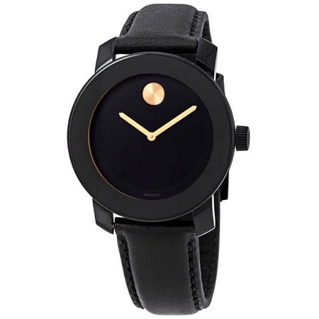 Movado Bold Black Dial Unisex Watch 3600527 (Best Deals On Ladies Watches)