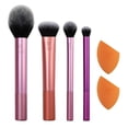 Real Techniques Makeup Brush Set with 2 Sponge Blenders for Eyeshadow, Foundation, Blush, and Concealer, Set of 6 - image 3 of 4