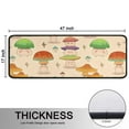 thumbnail image 5 of Kitchen Rugs Sets Of 2,Red Mushroom Cartoon Light Pattern Anti Fatigue Kitchen Mat Rugs Non Slip Washable,Decorative Kitchen Floor Mats for Kitchen,Sink,Laundry,17"x47"+17"x47", 5 of 5