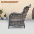 thumbnail image 5 of Pocassy  5-Piece Patio Furniture Set with Ottomans Grey/Blue, 5 of 5