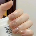 thumbnail image 1 of Orange Press on Nails Short, 24pcs Nails Press on Solid Colour Square Fake/False Nails with Press ons Designs Acrylic Press on Nails Gloss Artificial Nails Stick on Nails for Women, 1 of 1