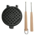 thumbnail image 2 of Camping Wraffle Maker, Nonstick Waffle Maker Pan Dual Sided  For Dormitory, 2 of 8