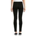 thumbnail image 3 of Wonder Nation Juniors School Uniform Stretch Ponte Knit Leggings, Sizes 3-15, 3 of 5
