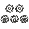 thumbnail image 1 of 60Pcs Motorcycle Rubber Side Cover Grommets Replacement Gasket Fairings for CG125, 1 of 7