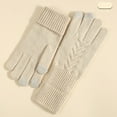 thumbnail image 5 of Women's Gloves Mittens Winter Knit Gloves Warm Full Fingers Women With Upgraded Anti Glove Fleece Lined, Women's Accessories Gloves Mittens, 5 of 9