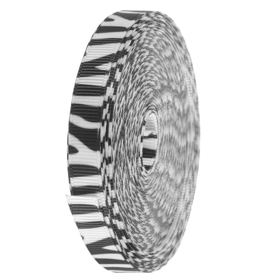 Milisten Wrapping Ribbon For Presents Zebra Print Pattern Assorted Color 1 Roll 353.70X0.39X0.04in