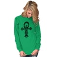 thumbnail image 4 of Ankh Egyptian Cross Symbolic Spiritual Long Sleeve TShirt Men Women Brisco Brands 2X, 4 of 6