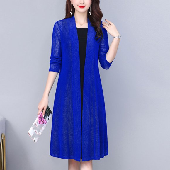 LOVZFMLL Cardigan for Women's Transparent Sunscreen Shirt Cardigan