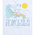 thumbnail image 3 of Peanuts - Snoopy Surfing Honolulu Hawaii -Toddler And Youth Short Sleeve Graphic T-Shirt, 3 of 6