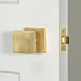 thumbnail image 4 of Viaggio Qadmlnqad_Prv_234 Motivo Solid Brass Privacy Door Knob Set - Brass, 4 of 7