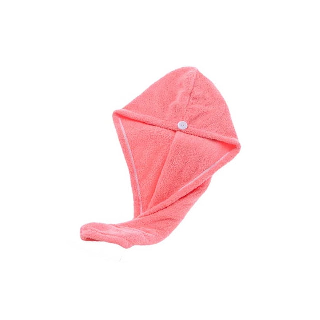 Seitruly Paquete de 3 toallas de secado rápido para el cabello, gorro absorbente para la cabeza, gorro de felpa y cómodo para viajes de Hotel, Cuidado del cabello Seitruly CE014746-01