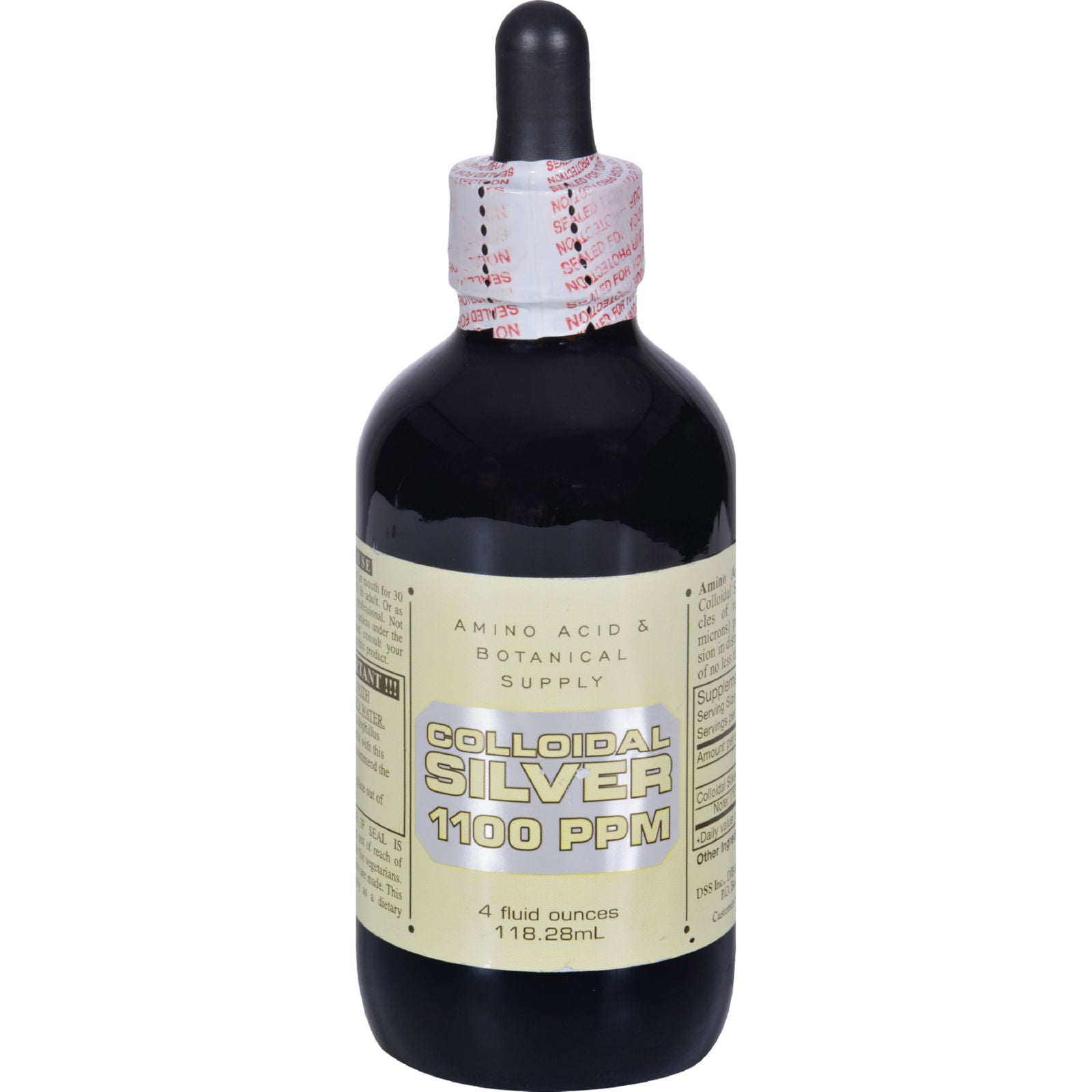 Amino Acid & Botanical Colloidal Silver 1100 Ppm 4 oz.