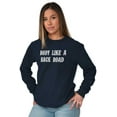 thumbnail image 4 of Body Like A Back Road Country Lyrics Women Plus Size Long Sleeve Graphic Tee Brisco Brands 2X, 4 of 5