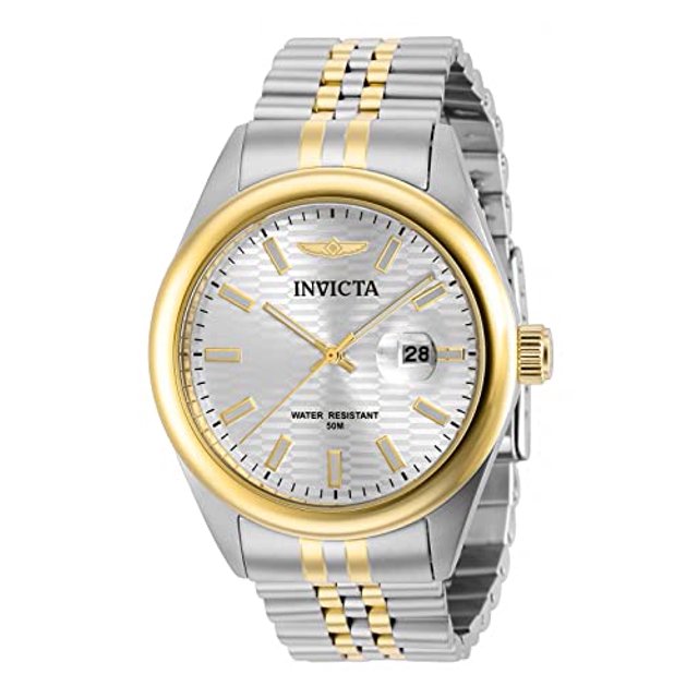 Invicta Aviator Quartz Silver Dial Men's Watch 38419 Invicta Ver empaque