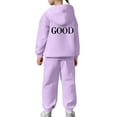 thumbnail image 5 of WOYY Big Girls Sweat Suit -Lined Hoodie Pants Casual Active Outfits, Sizes 10-11, 5 of 6