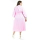 thumbnail image 3 of Vestido camisero con cinto Roman Fashion /Tallas Extras, 3827-p (Rosa) rosa 38, 3 of 6