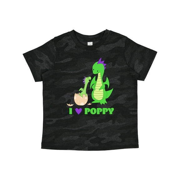 Inktastic I Love Poppy Boys or Girls Toddler T-Shirt