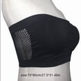 thumbnail image 5 of Sujetadores sin tirantes Elegante Lavado a mano multicolor Ajuste de forma Estilo básico a juego fácil para sujetador inalámbrico Fuera del hombro Ropa Fiesta Negro hueco sidaley  AP008608-12B, 5 of 5