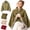 Green, variant on Cozy Heated Zip Up Blanket, Heated Shawl Wraps for Women, USB Wearable Blanket Heat Settings, Portable USB Heated Blanket Shawl with 3 Heat Settings & Fast Heating, Home Outdoor Office Use