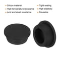 thumbnail image 3 of Uxcell 1Pcs High Temp Silicone Plug T Type Solid Silicon Stopper Black 1.46x0.55x0.39", 3 of 7