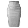 thumbnail image 1 of MixMatchy Women's Stretch Office Knee Length Midi Pencil Skirt, 1 of 4