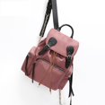 thumbnail image 6 of 2strands Detachable PU Leather bag Strap Drawstring Bunches Pocket Accessories Sienna Cord: 100x0.75x0.4cm Slider: 36x30x5mm, 6 of 7