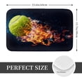thumbnail image 2 of Disketp Tennis Ball In Fire1 Mat for Front Door Outside - Doormat Outdoor Entrance - Welcome Mats Outdoor,Outside Entry and Outdoor Entrance 16''x24'', 2 of 7
