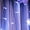 White, variant on Outdoor Christmas Lights Snowflake LED Curtain String Lights Waterproof Holiday Party Connectable Wave Fairy Lights