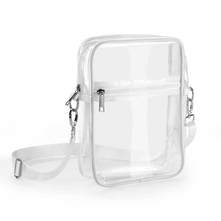 Clear Multi pocket Crossbody Bag Clear Mini Sling Bag Women s Men s Messenger Bag Clear Messenger Bag Crossbody Shoulder Bags Travel Bag Purse Casual