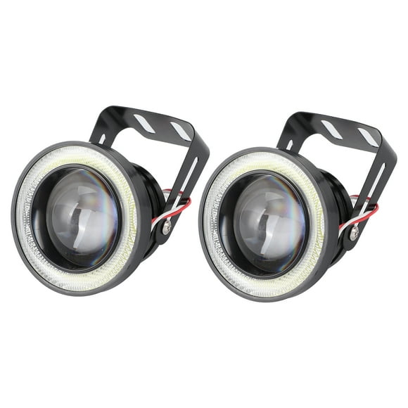 Fog Angel Eyes 3in LED Car Angel Eyes Fog Light High Brightness IP65 Waterproof DC 12V Universal