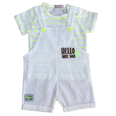 

Hello 2-Piece Tee & Romper Set