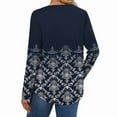 thumbnail image 5 of Ronuti Womens Plus Size Tops Fall Long Sleeve Shirts Crew Neck Casual Loose Tunic Blouses, 5 of 7